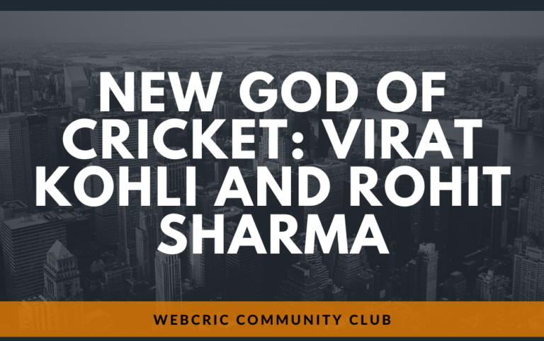 The Rise of a New God of Cricket: Virat Kohli and Rohit Sharma